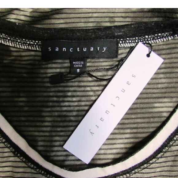 Sanctuary Tie Dye Green Sleeveless Shirt - Picture 5 of 5